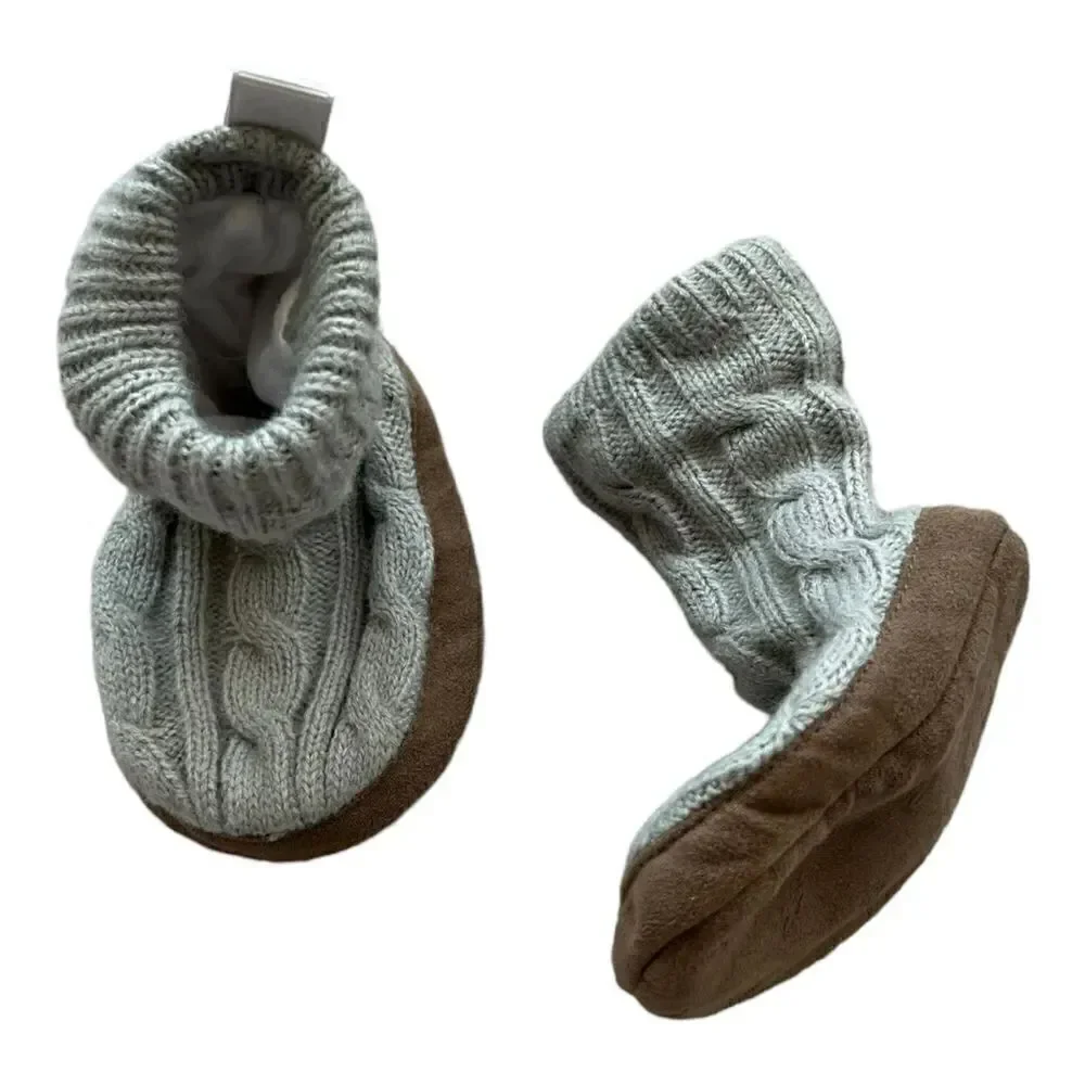 baby booties knit, baby boy/girl crib shoes socks, 3 different colors